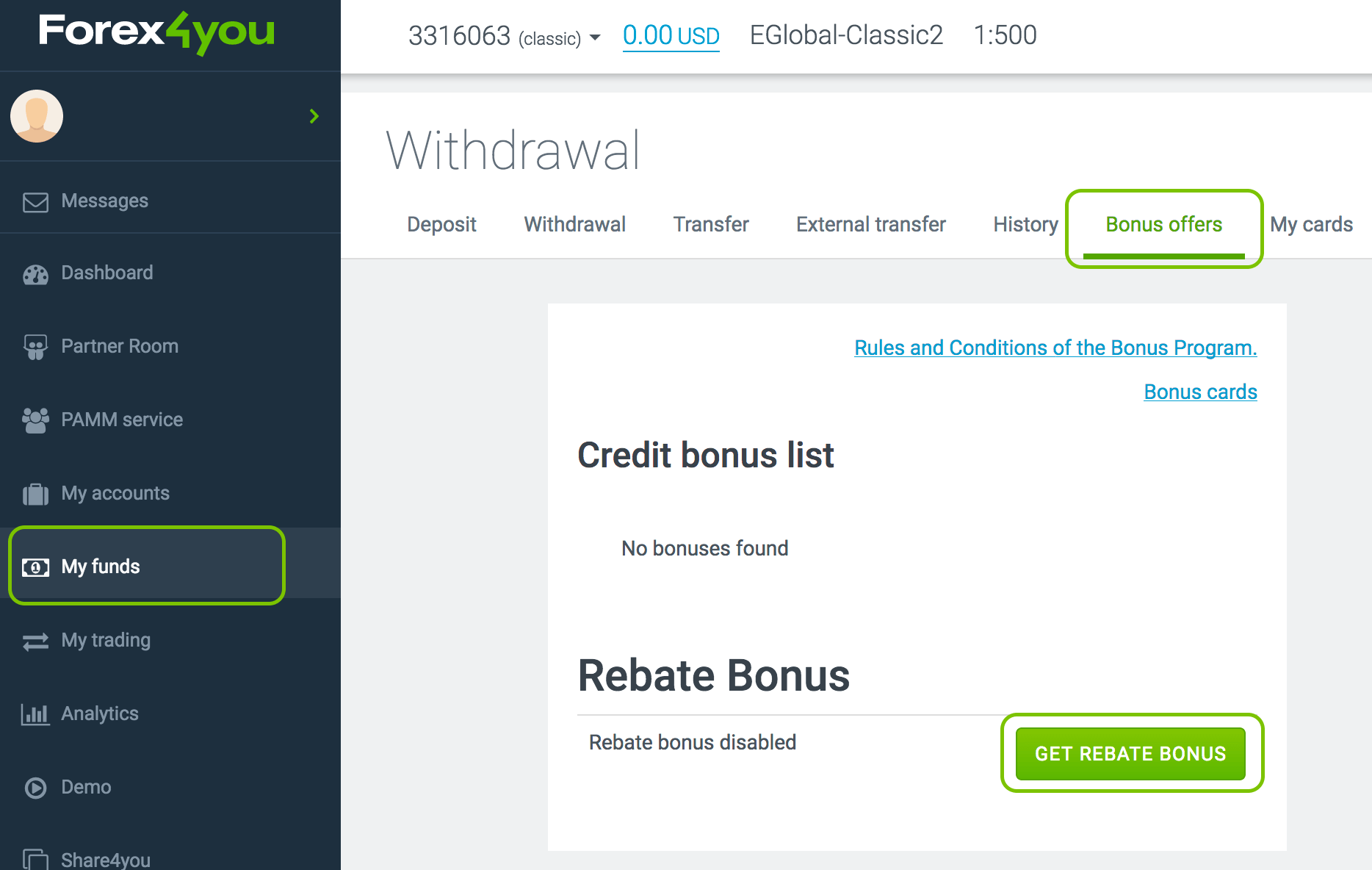 Dapatkan bonus rebate